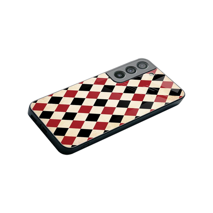 Crimson Edge stylish phone case for samsung galaxy s22 | glossy glass and slim fit