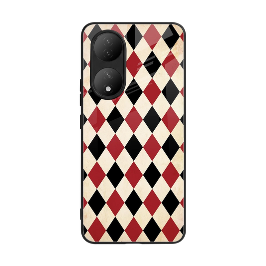 Crimson Edge back phone cover | glass case for Vivo-y100