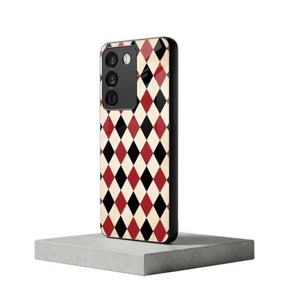 Crimson Edge vivo y200 5g mobile cover | shockproof glass phone case