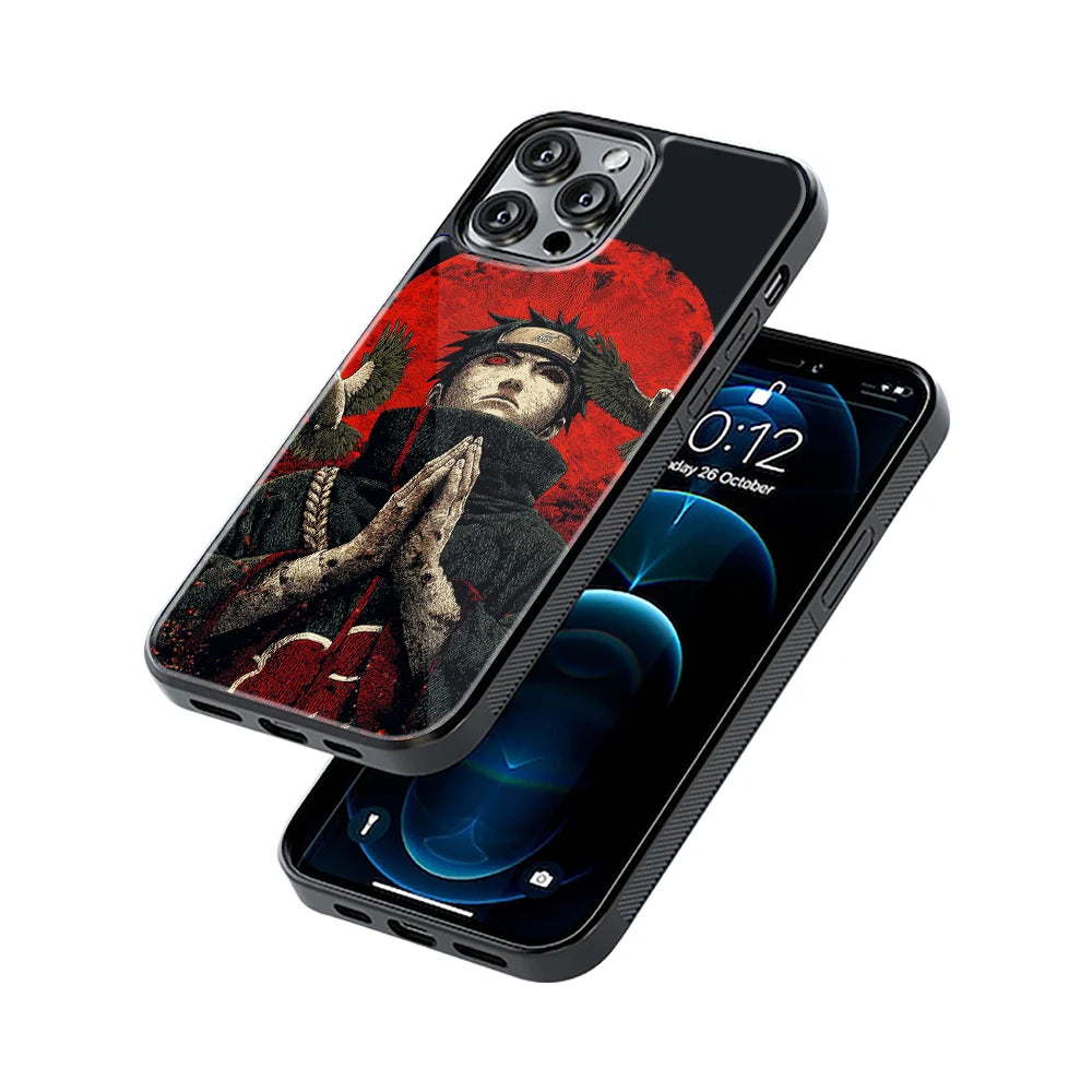 Protective Glass Back Phone Case Compatible with iPhone, Samsung, OnePlus, Pixel & More