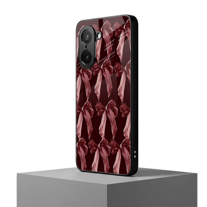 Crimson Ribbon oneplus nord ce5 5g mobile cover | shockproof glass phone case