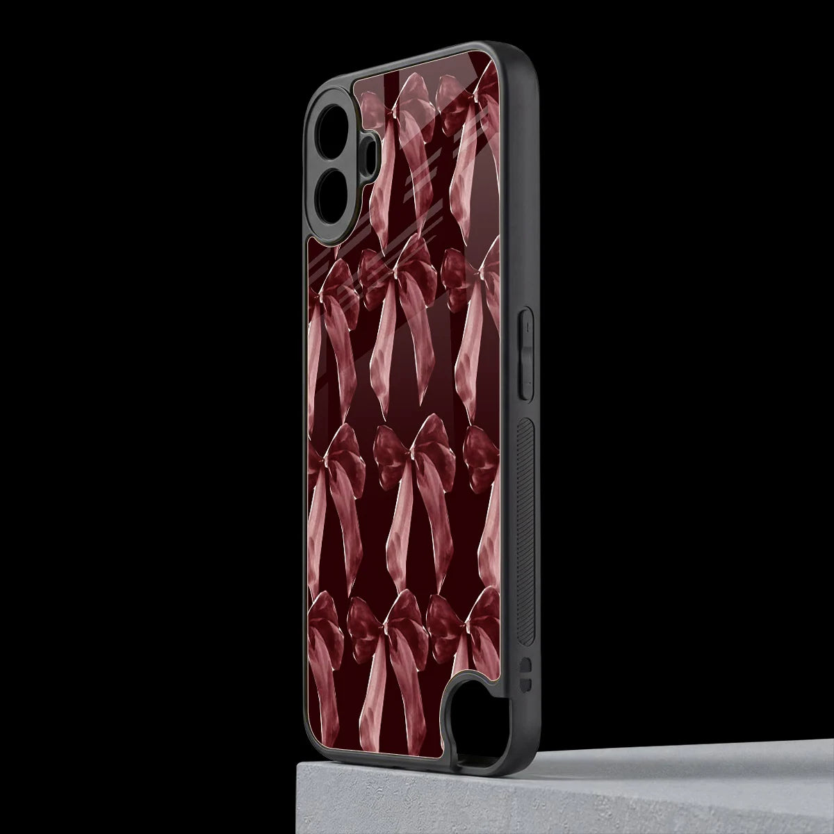 Crimson Ribbon cmf nothing phone 1 mobile cover | shockproof glass phone case