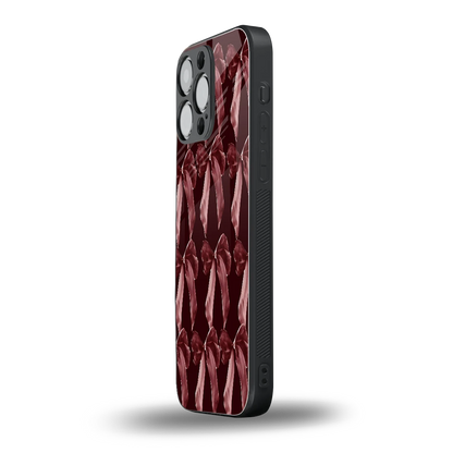 Crimson Ribbon iphone 13 pro max mobile cover | shockproof glass phone case