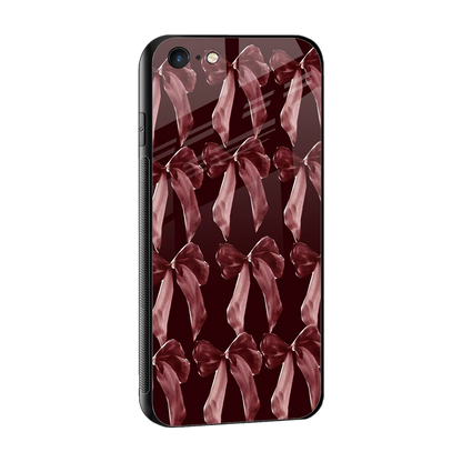 Crimson Ribbon sleek iphone 6 cover with tempered glass back and TPU edges