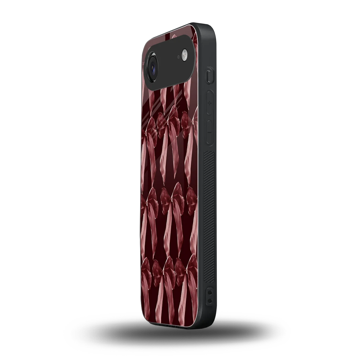 Crimson Ribbon iphone air mobile cover | shockproof glass phone case