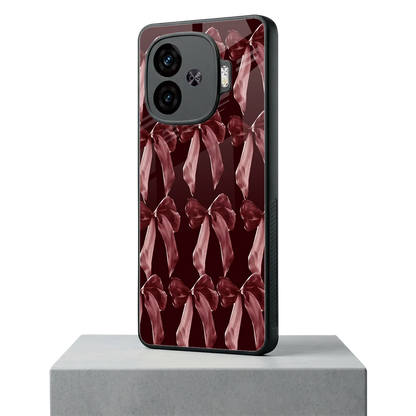 Crimson Ribbon iqoo neo 10r 5g mobile cover | shockproof glass phone case