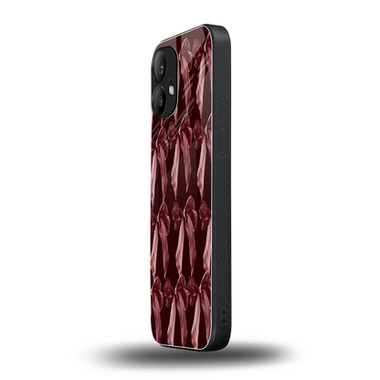 Crimson Ribbon nothing phone 2 mobile cover | shockproof glass phone case