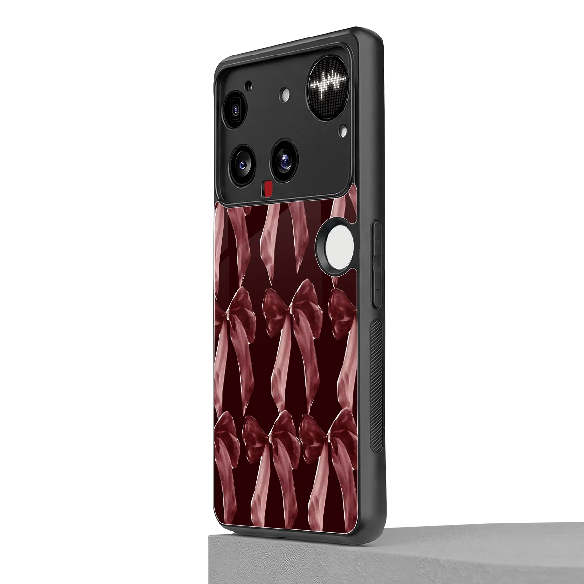 Crimson Ribbon nothing phone 3 mobile cover | shockproof glass phone case