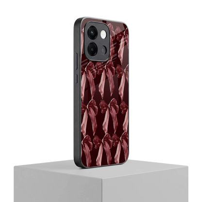 Crimson Ribbon oneplus 13s mobile cover | shockproof glass phone case