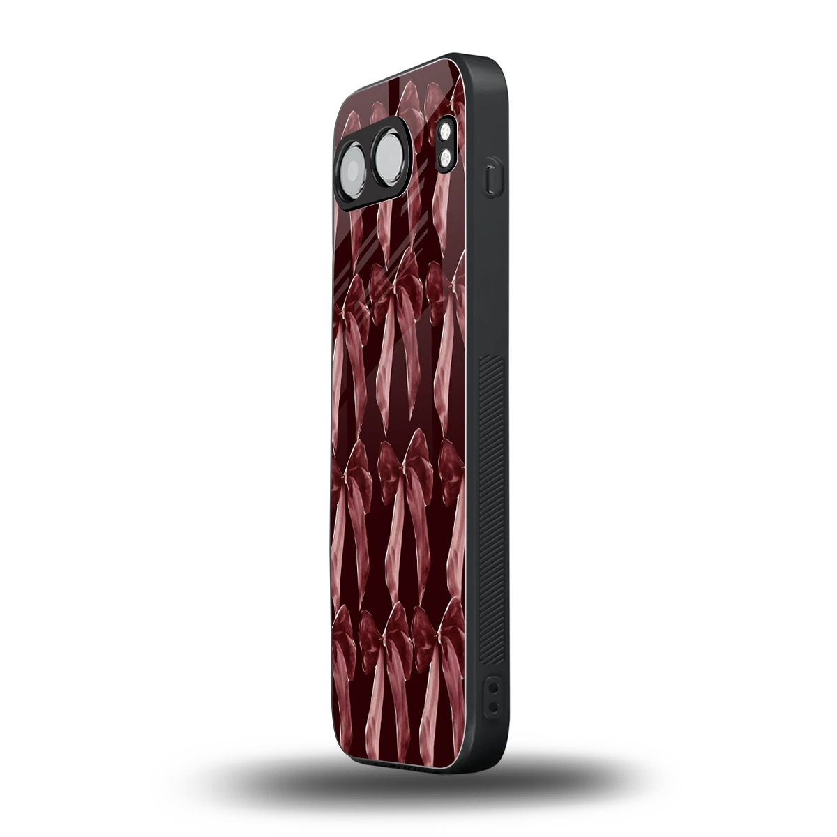 Crimson Ribbon oneplus nord 4 mobile cover | shockproof glass phone case