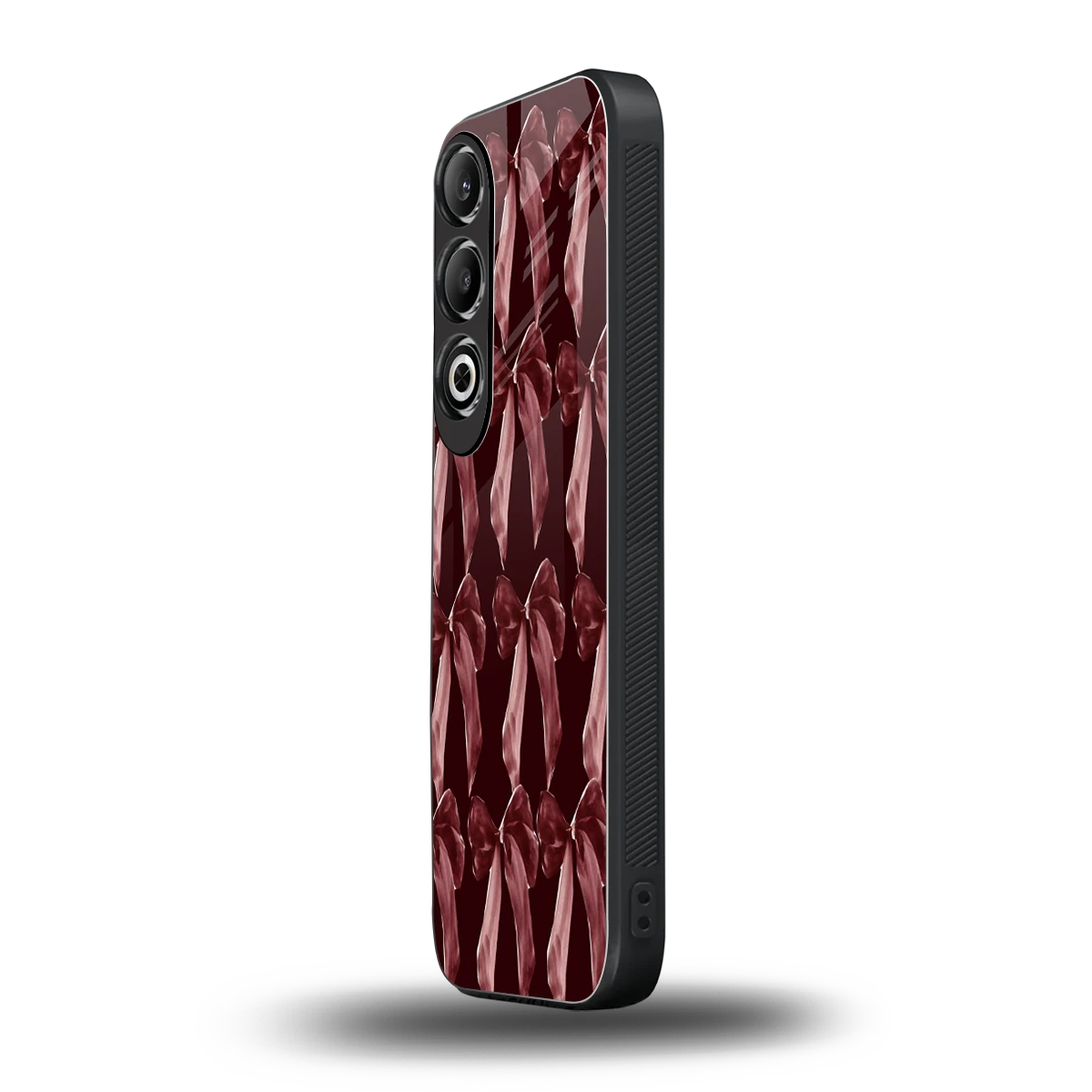 Crimson Ribbon oneplus nord ce 4 mobile cover | shockproof glass phone case