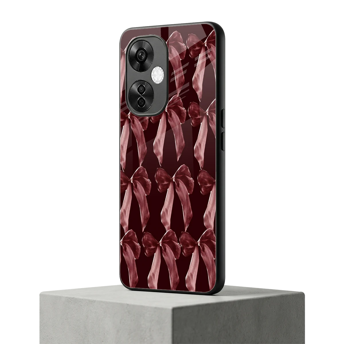 Crimson Ribbon oneplus nord ce 3 lite mobile cover | shockproof glass phone case