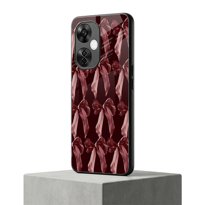 Crimson Ribbon oneplus nord ce 3 lite mobile cover | shockproof glass phone case