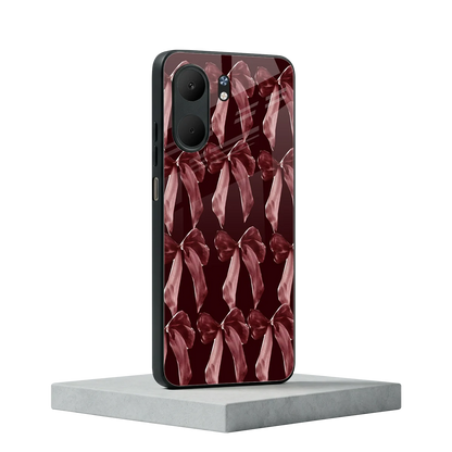 Crimson Ribbon oppo a5x 5g mobile cover | shockproof glass phone case