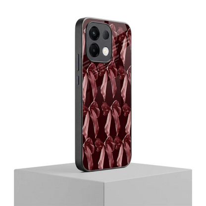 Crimson Ribbon oppo k13 5g mobile cover | shockproof glass phone case