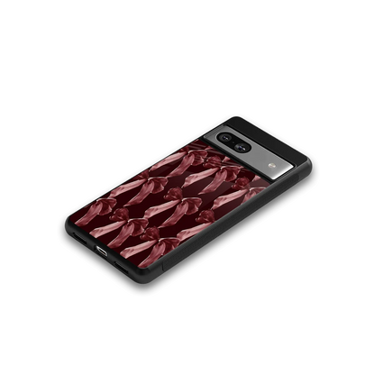 Crimson Ribbon google pixel 7 mobile cover | shockproof glass phone case