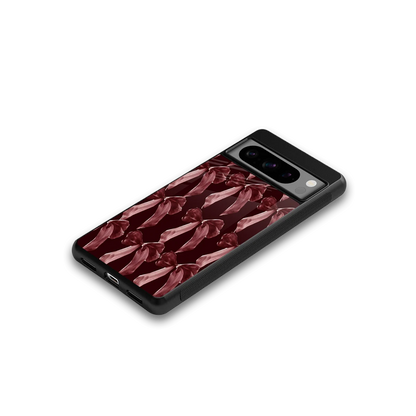 Crimson Ribbon google pixel 8 pro mobile cover | shockproof glass phone case