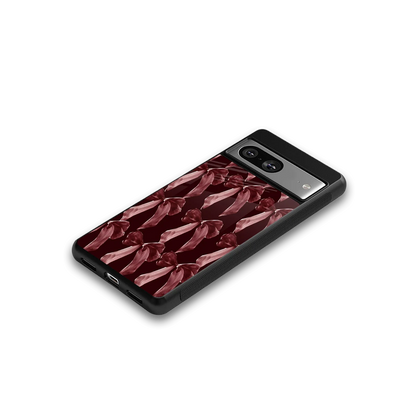 Crimson Ribbon google pixel 8 mobile cover | shockproof glass phone case