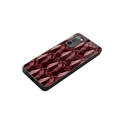 Crimson Ribbon stylish phone case for samsung galaxy s20 fe | glossy glass and slim fit
