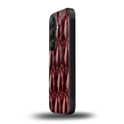 Crimson Ribbon samsung galaxy s24 mobile cover | shockproof glass phone case