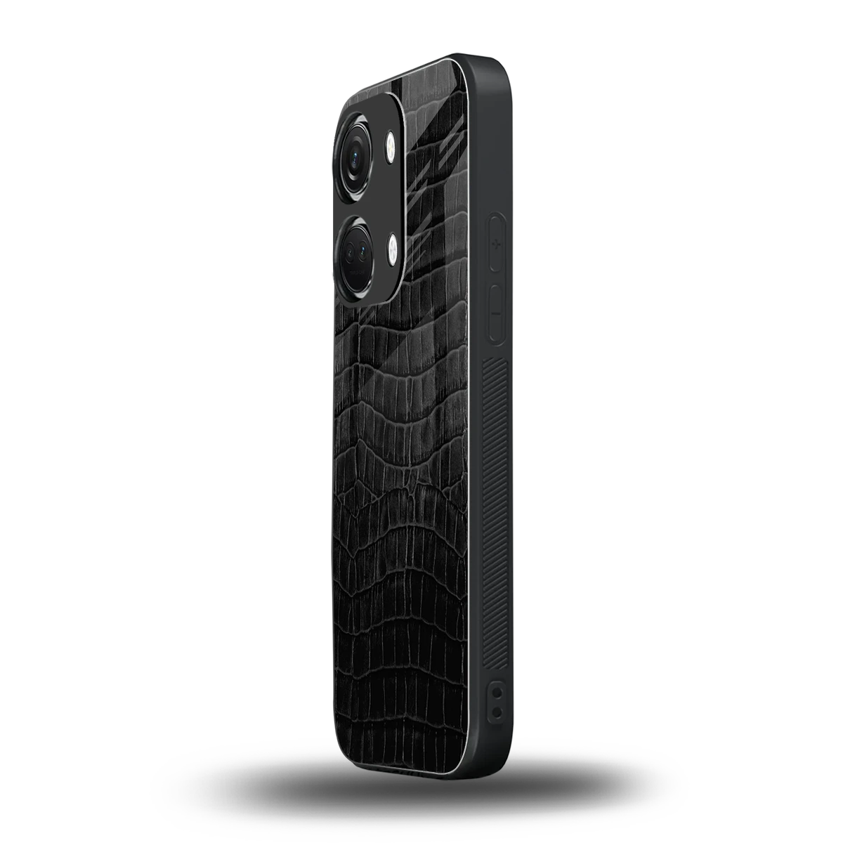 Croco Black oneplus nord 3 mobile cover | shockproof glass phone case