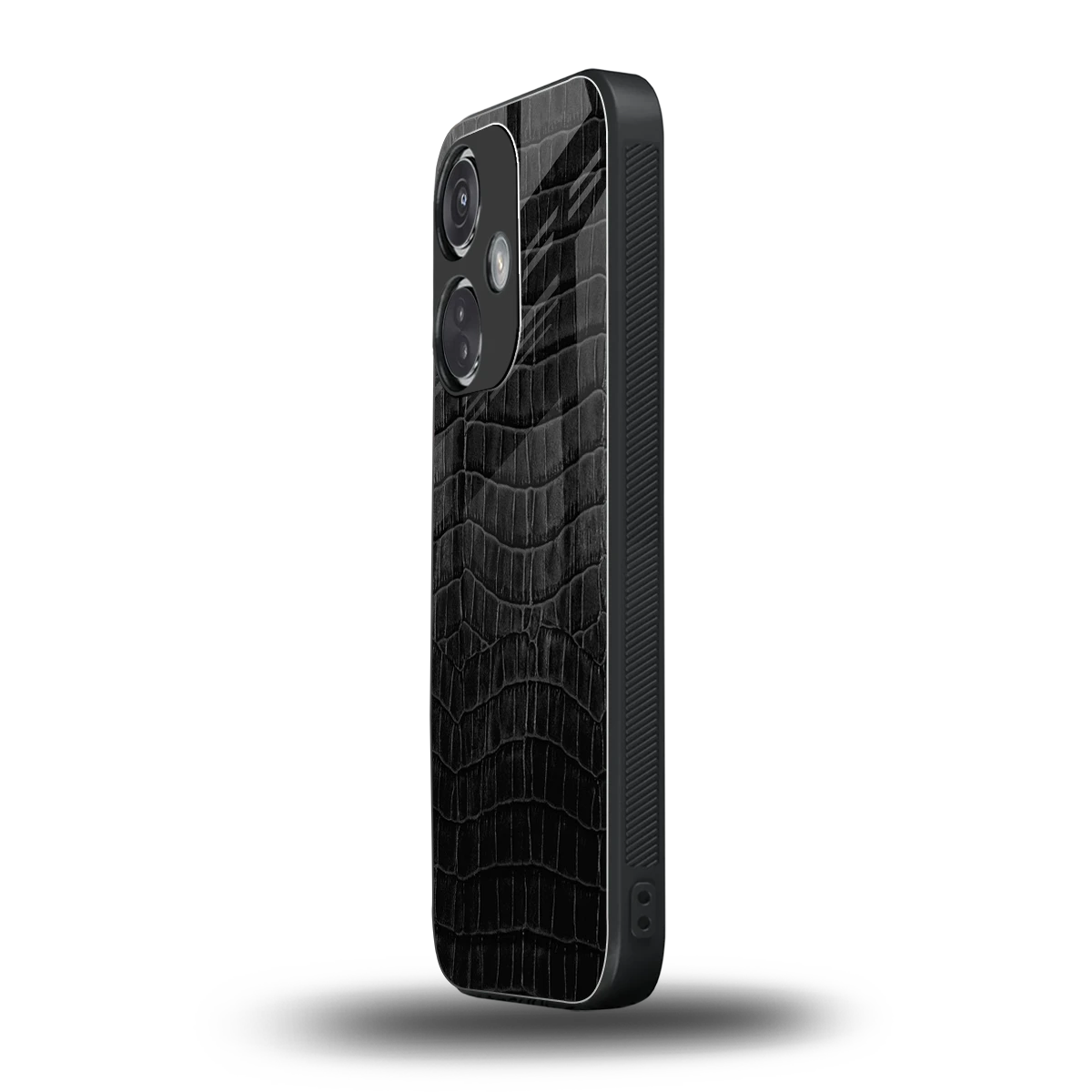 Croco Black oneplus nord ce 3 mobile cover | shockproof glass phone case