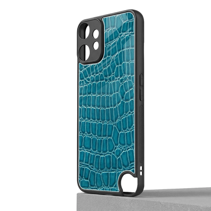 Croco Blue cmf nothing phone 2 pro mobile cover | shockproof glass phone case