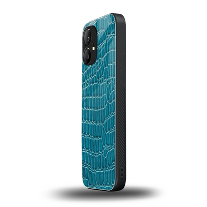 Croco Blue nothing phone 1 mobile cover | shockproof glass phone case