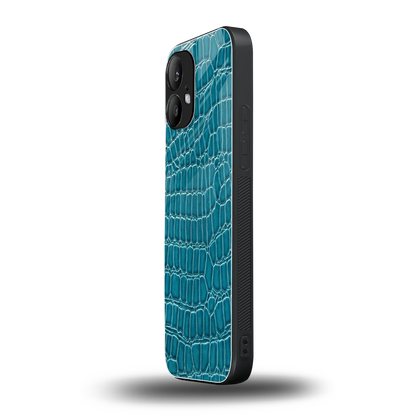 Croco Blue nothing phone 2 mobile cover | shockproof glass phone case