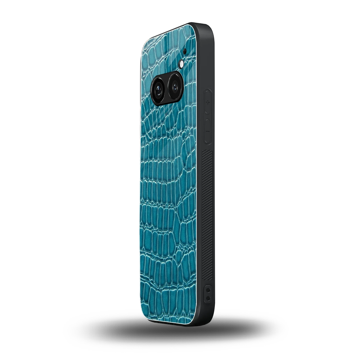 Croco Blue nothing phone 2a plus mobile cover | shockproof glass phone case