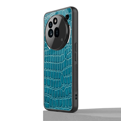 Croco Blue nothing phone 3a pro mobile cover | shockproof glass phone case