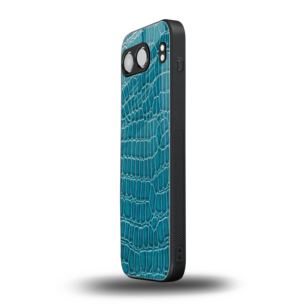 Croco Blue oneplus nord 4 mobile cover | shockproof glass phone case