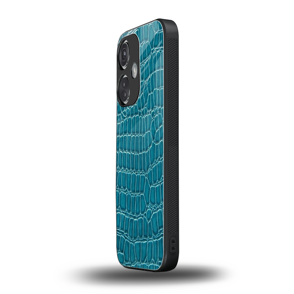 Croco Blue oneplus nord ce 3 mobile cover | shockproof glass phone case