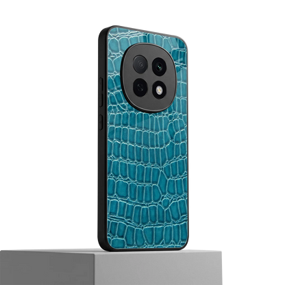 Croco Blue oppo f29 pro 5g mobile cover | shockproof glass phone case