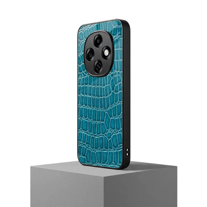Croco Blue oppo f31 pro 5g mobile cover | shockproof glass phone case