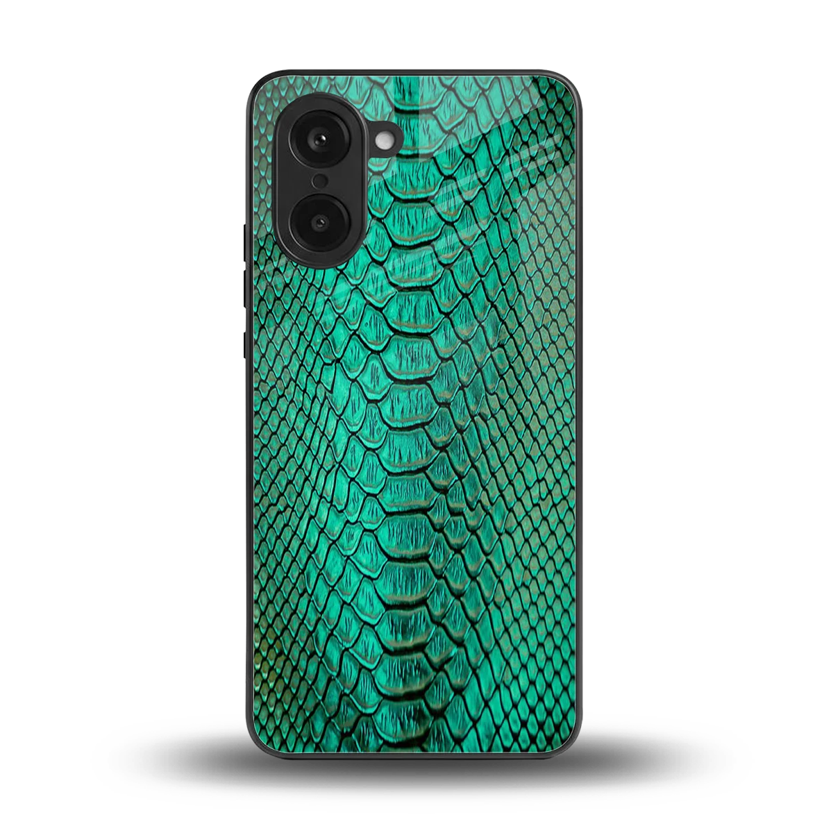 Croco Emerald back phone cover | glass case for oneplus nord ce5 5g