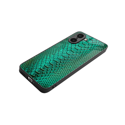 Croco Emerald stylish phone case for oneplus nord ce5 5g | glossy glass and slim fit