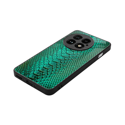 Croco Emerald stylish phone case for oneplus 13 | glossy glass and slim fit