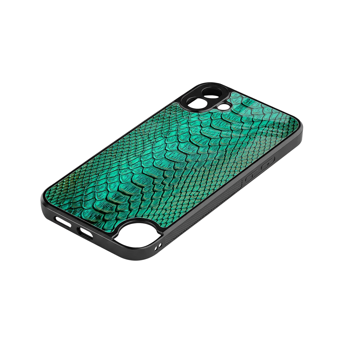 Croco Emerald stylish phone case for cmf nothing phone 1 | glossy glass and slim fit