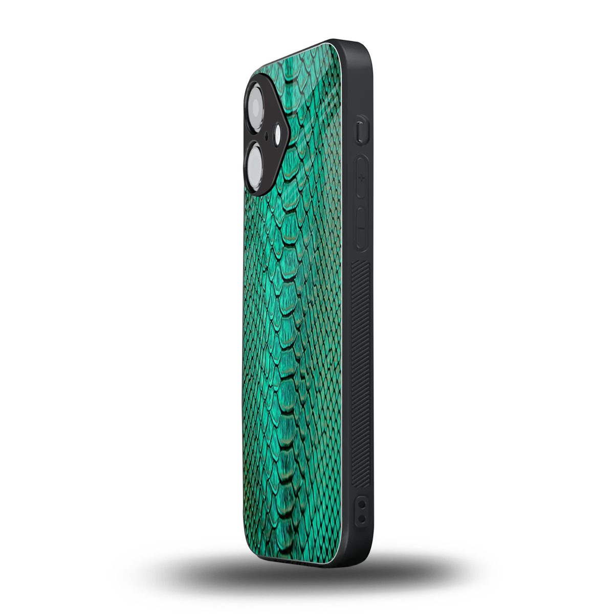 Croco Emerald iPhone 16 mobile cover | shockproof glass phone case