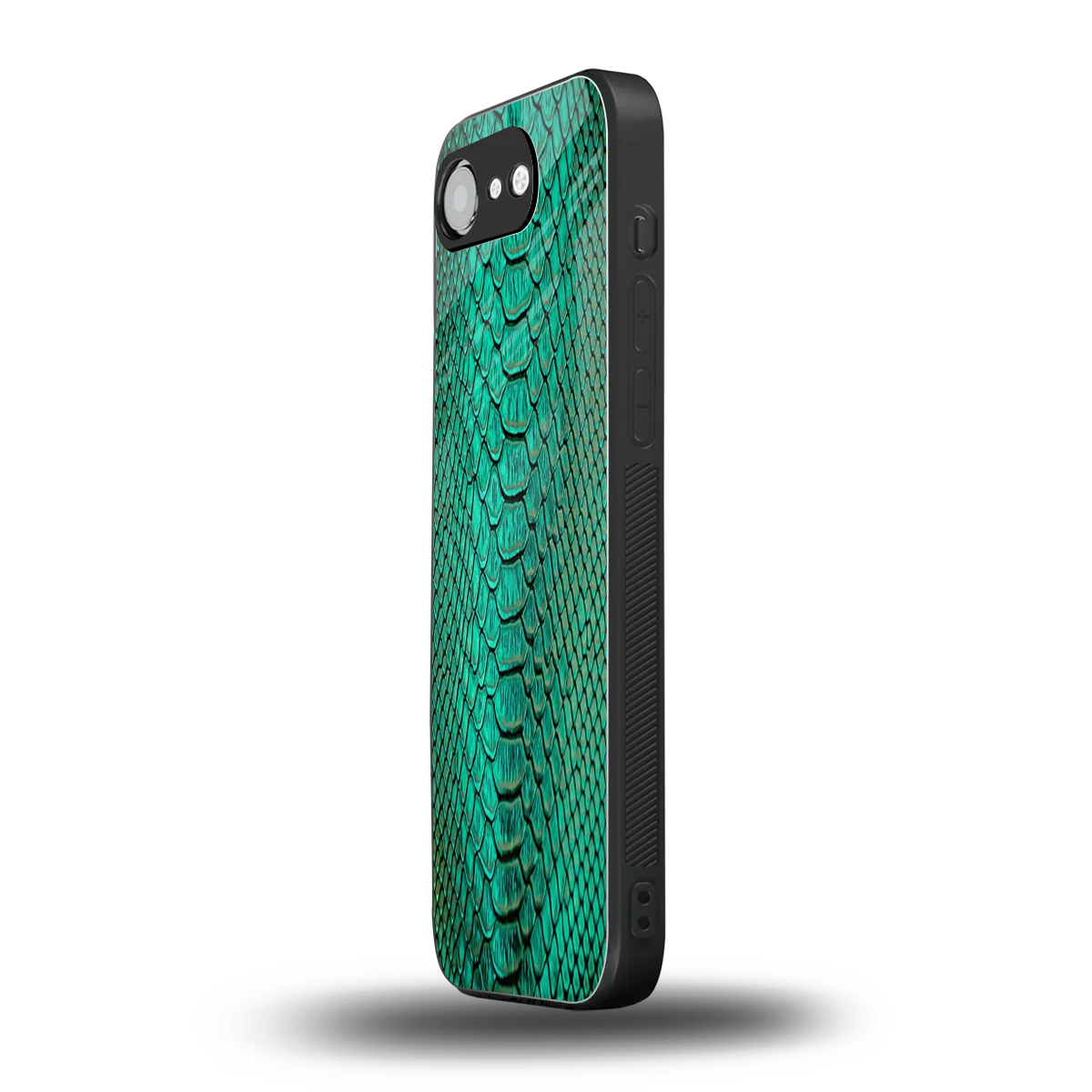 Croco Emerald iphone 17e mobile cover | shockproof glass phone case