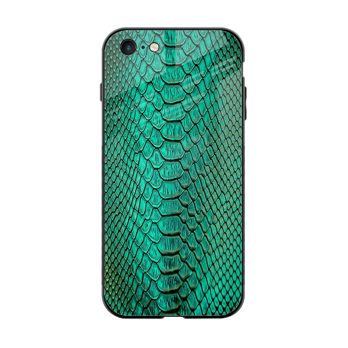 Croco Emerald back phone cover | glass case for iphone 6s plus