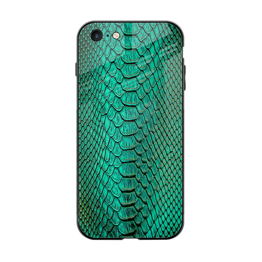 Croco Emerald back phone cover | glass case for iphone 6s plus