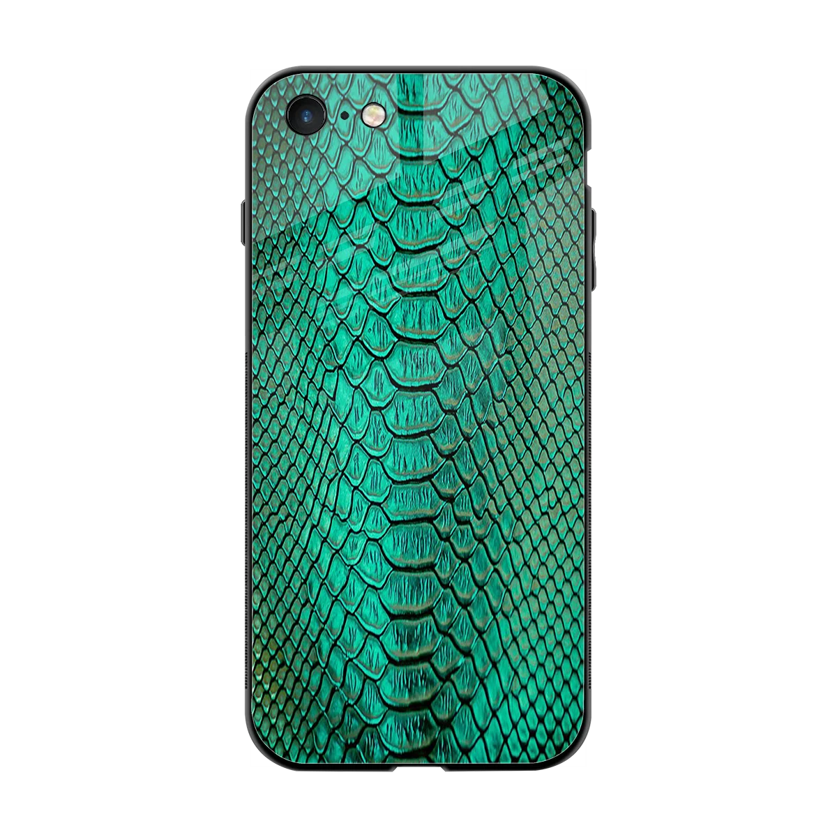 Croco Emerald back phone cover | glass case for iphone 7