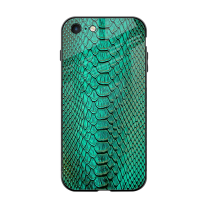 Croco Emerald back phone cover | glass case for iphone 7