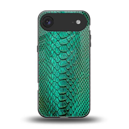 Croco Emerald back phone cover | glass case for iphone air