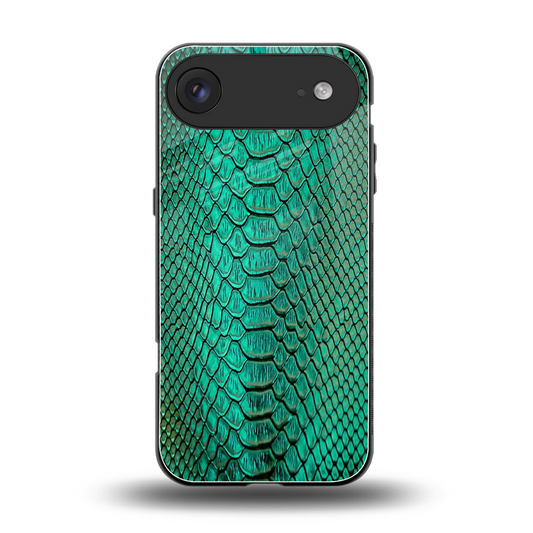 Croco Emerald back phone cover | glass case for iphone air