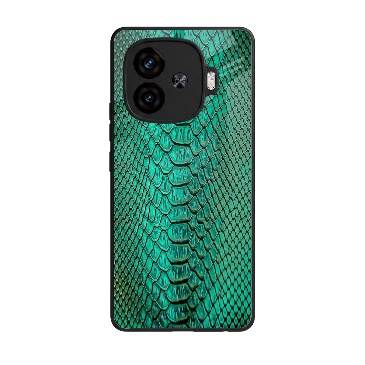 Croco Emerald back phone cover | glass case for iqoo neo 10r 5g