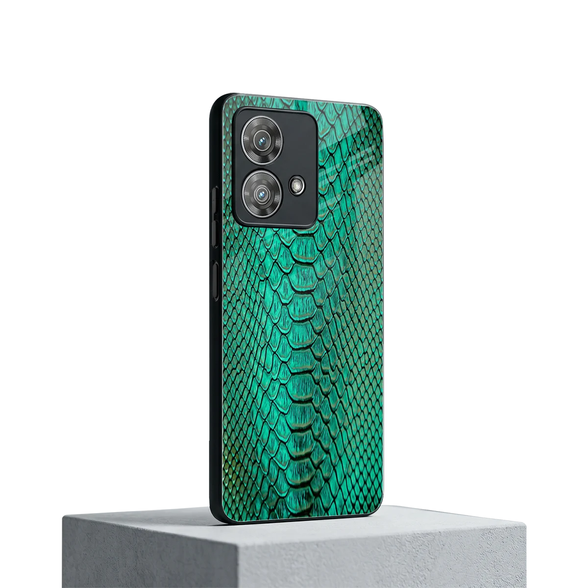 Croco Emerald motorola edge 40 neo 5g mobile cover | shockproof glass phone case