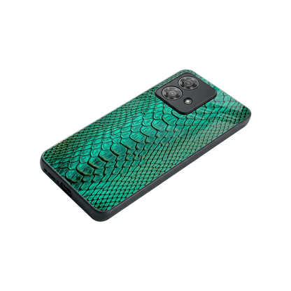 Croco Emerald stylish phone case for motorola edge 40 neo 5g | glossy glass and slim fit